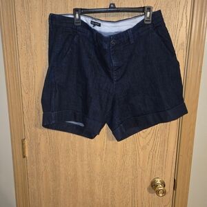 Anthropology Dear John Dark Blue Jean Shorts 20W